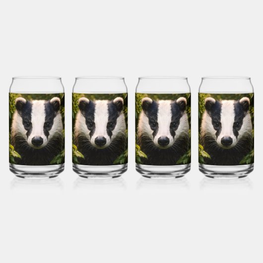 Majestic British badger highball Dosenglas (Vorderseite)