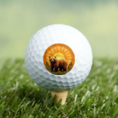 Majestic Brown Bär Golfball (Insitu T-Shirt)