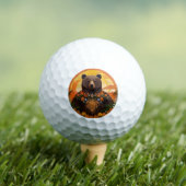 Majestic Brown Bär Golfball (Insitu T-Shirt)
