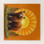 Majestic Brown Bär Puzzle (Horizontal)