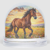 Majestic Brown Schneekugeln (Rückseite)