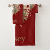 Majestic Buck - Individuelle Name Badhandtuch Set (Insitu)