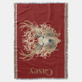 Majestic Buck - Individuelle Name Decke (Vorderseite Vertikal)