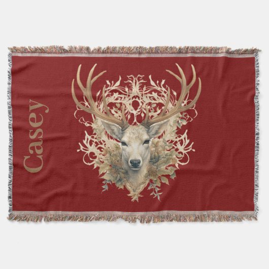 Majestic Buck - Individuelle Name Decke (Vorderseite)