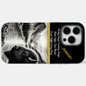 Majestic Buffalo am ruhigen Berg Case-Mate iPhone Hülle (Rückseite (Horizontal))