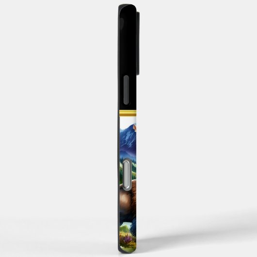 Majestic Buffalo Grazing Case-Mate iPhone Hülle (Rückseite / Rechts)