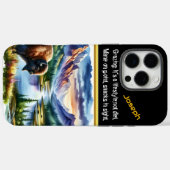 Majestic Buffalo Grazing Case-Mate iPhone Hülle (Rückseite (Horizontal))