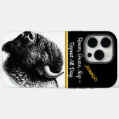 Majestic Buffalo Nah-up in Naturlandschaft Case-Mate iPhone Hülle (Rückseite (Horizontal))