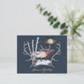 Majestic Bull Elk Postkarte (Stehend Vorderseite)