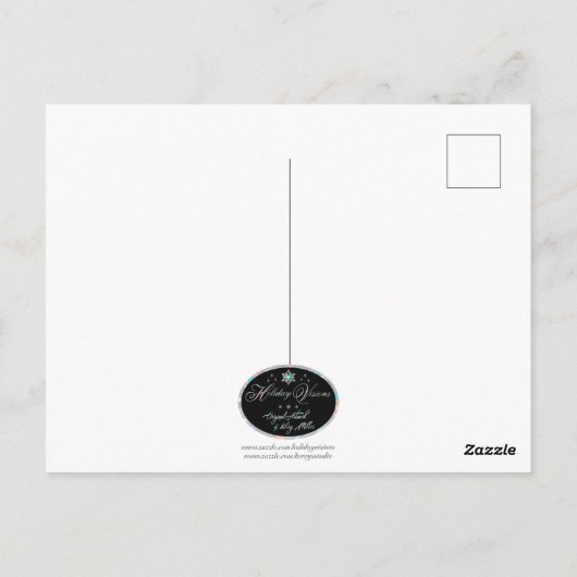 Majestic Bull Elk Postkarte (Rückseite)