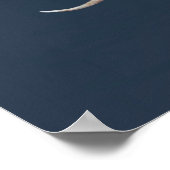 Majestic Bull Elk schluckt im Mondlicht Poster (Ecke)