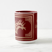 Majestic Bull Elk Tasse (Zentrum)