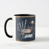 Majestic Bull Elk Tasse (Links)