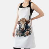 Majestic Bull in Bloom Schürze (InSitu)