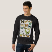 Majestic Butterfly  Blue Butterflies Morpho Sweatshirt (Vorne ganz)