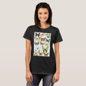 Majestic Butterfly Blue Butterflies Morpho T-Shirt (Vorne ganz)