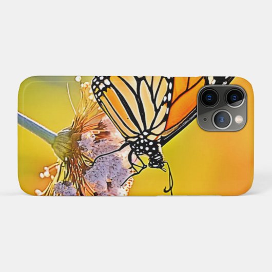 Majestic Butterfly Nahes Design Case-Mate iPhone Hülle (Rückseite (Horizontal))