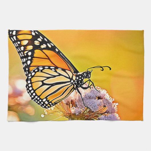 Majestic Butterfly Nahes Design Geschirrtuch (Horizontal)