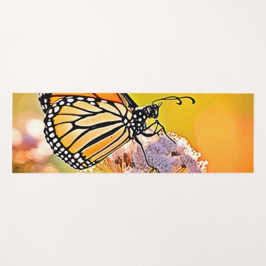 Majestic Butterfly Nahes Design Yogamatte (Vorderseite (Horizontal))