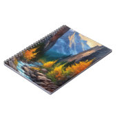 Majestic Canyon Embraced by Herbst Notizblock (Linke Seite)