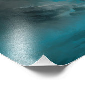 Majestic Cascade: Poseidon Poster (Ecke)