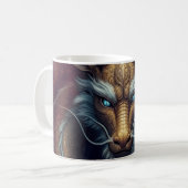 Majestic Celestial Dragon Kaffeetasse (Vorderseite Links)