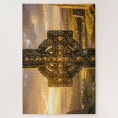 Majestic Celtic Stone Cross Jigsaw Puzzle (Vertikal)