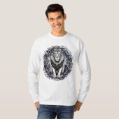 Majestic Chaos: The Sketch-Art Lion Tee (Vorne ganz)
