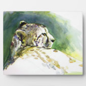 Majestic Cheetah Plaque Fotoplatte (Vorderseite)