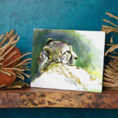 Majestic Cheetah Plaque Fotoplatte (Seite)