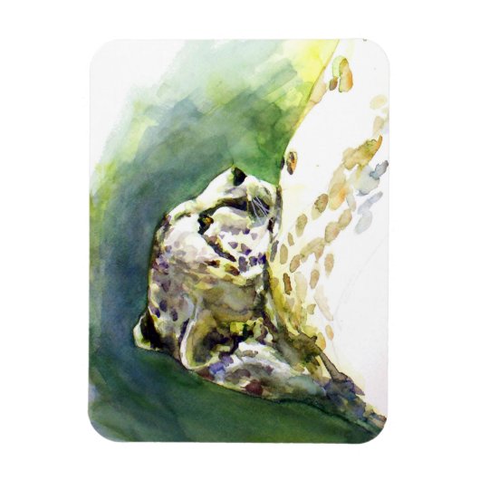 Majestic Cheetah Premium Magnet (Vertikal)