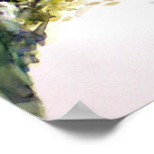 Majestic Cheetah Print Poster (Ecke)