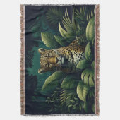 Majestic Cheetah Woven Blanket und Tapestät Decke (Vorderseite Vertikal)
