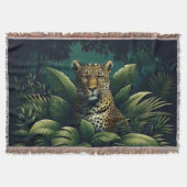 Majestic Cheetah Woven Blanket und Tapestät Decke (Vorderseite)