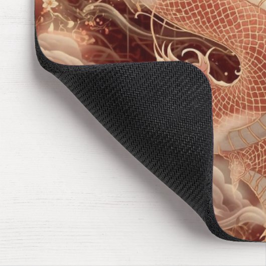 Majestic Chinese Dragon Mousepad (Ecke)