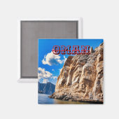 Majestic Cliffs of Oman/ Magnet (Vorderseite/Rückseite)