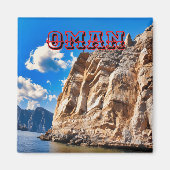 Majestic Cliffs of Oman/ Magnet (Vorne)
