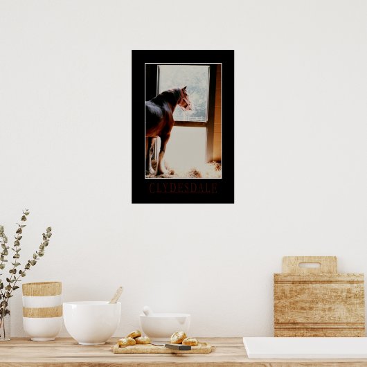Majestic Clydesdale Poster (Küche)