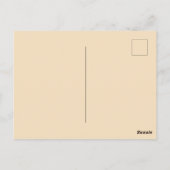 Majestic Cobra Double Happiness Jahr der Schlange Postkarte (Rückseite)