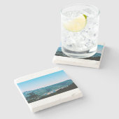 Majestic Colorado Skyline Steinuntersetzer (Seitenansicht)