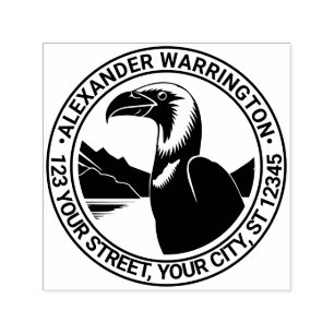 Majestic Condor Head Nr. 5 Name Rücksendeadresse Permastempel