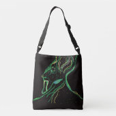 Majestic Constellation Crossbody Bag Tragetaschen Mit Langen Trägern (Rückseite)