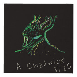 Majestic Constellation Faux Wrapped Canvas Künstlicher Leinwanddruck