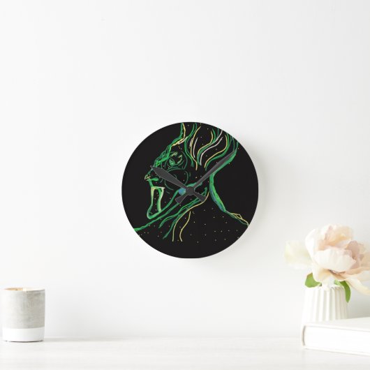 Majestic Constellation  Runde Wanduhr (Zuhause)