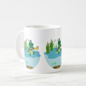 Majestic Crocodile by Lake - Wilhelm Tell Kaffeetasse (Vorderseite Links)