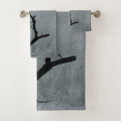 Majestic Crow Badhandtuch Set (Insitu)