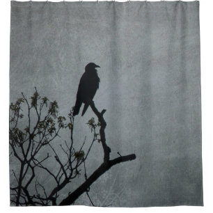Majestic Crow Duschvorhang