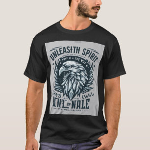 Majestic Crystal Eagle T - Shirt Design