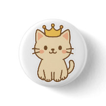 Majestic Cudly Cat mit einer Krone