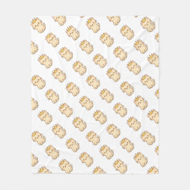 Majestic Cudly Cat mit einer Krone Fleecedecke